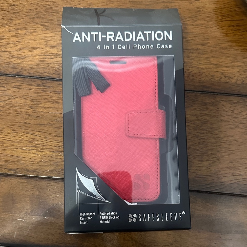 Red Anti-Radiation Cell Phone Case